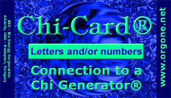 Chi-card for chi generators